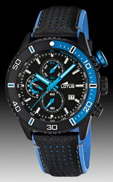 Watch strap Lotus 15790-2 Plastic Black