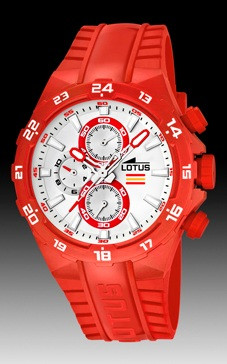 Watch strap 15800 2 Rubber Red