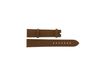 Watch strap Omega 166026 / 032VEST1816O Leather Cognac 18mm