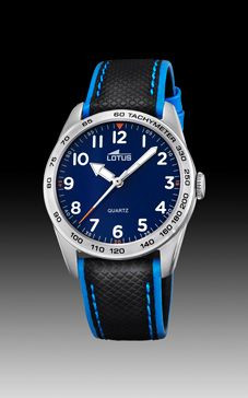 Watch strap Lotus 18276-2 Leather Black 18mm