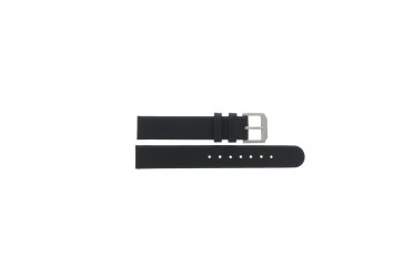 Watch strap Universal 61185.10.20.C Leather Black 20mm