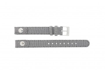 Lacoste watch strap 2000385 / LC-05-3-14-0009 / GR Leather Grey 12mm + grey stitching
