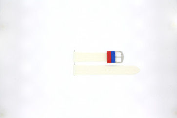 Lacoste watch strap 2000395 / LC-12-3-14-0080 Rubber White 18mm