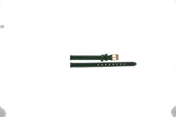 Lacoste watch strap 2000557 / LC-39-3-34-0188 Leather Green 8mm + white stitching