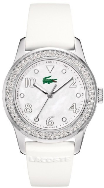 Watch strap Lacoste 2000647 / LC-11-3-14-2255S Rubber White 20mm