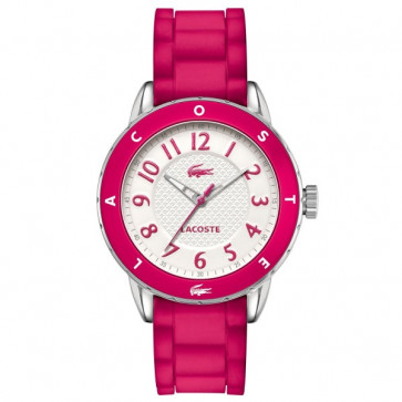 Lacoste watch strap 2000746 / LC-54-3-29-2401 Rubber Red 18mm