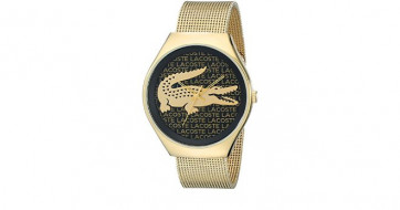 Lacoste watch strap 2000873 / LC-71-3-34-2470 Metal Gold Toned 18mm