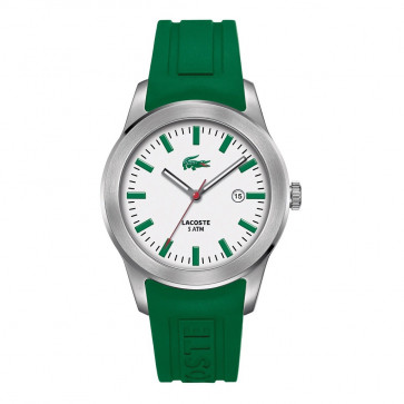 Lacoste watch strap 2010412 / LC-11-1-14-0085 Rubber Green 22mm