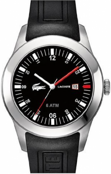 Watch strap Lacoste 2010628 / LC-11-1-14-2339 Rubber Black 22mm