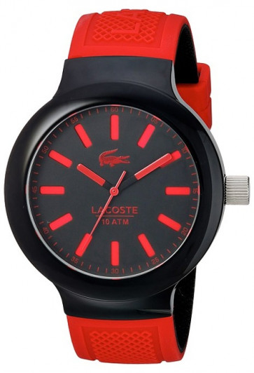 Lacoste watch strap 2010814 / LC-61-1-29-2349 Rubber Red 16mm