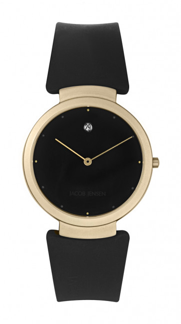 Watch strap Jacob Jensen JJ102 Rubber Black