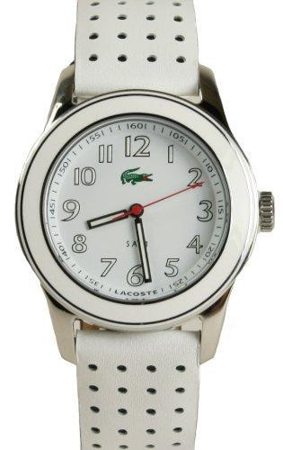 Lacoste watch strap 2000486 / LC-11-3-18-0132 Leather White 20mm