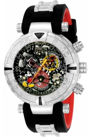 Watch strap Invicta 22733 / 22733-01 Silicone Black