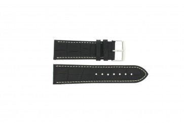 Watch strap Universal 808.01.24 Leather Black 24mm
