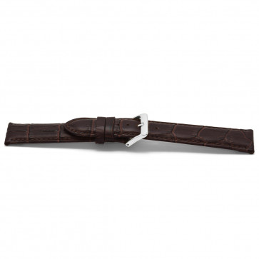 Watch band leather brown 14mm EX-D348