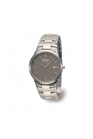 Boccia watch strap 3512-02 Titanium Stainless steel 17mm