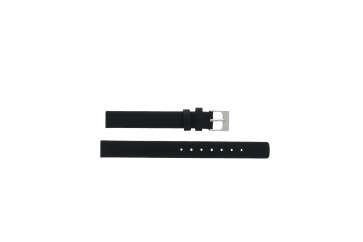 Watch strap Skagen 271SSLB Leather Black 12mm