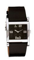Watch strap Dolce & Gabbana 3719240462 Leather Black 21mm
