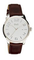Watch strap Dolce & Gabbana 3719340294 Leather Dark brown