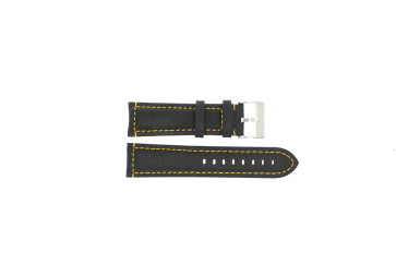Watch strap Universal 394.01.10 Leather Black 22mm