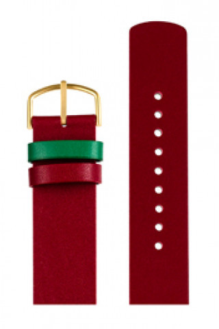 Watch strap Picto 4320MG Leather Red 20mm