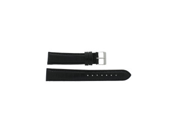 Watch strap Seiko SDWF89P1 / 7T32-7H70 / 4HZ2JJ Leather Black 18mm