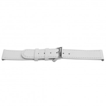 Watch strap Universal D500 Leather White 14mm