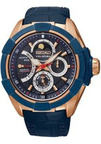 Watch strap Seiko 5D88-0AF0 / SRX010P1 / L0A6012P0 Leather 22mm