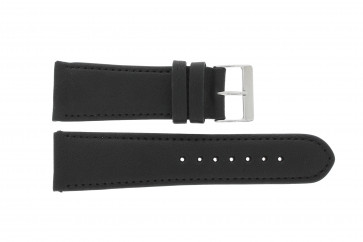 Watch strap Universal 61215B.10.24 Leather Black 24mm