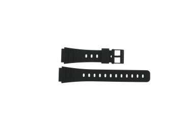 Casio watch strap 71604816 Plastic Black 18mm 