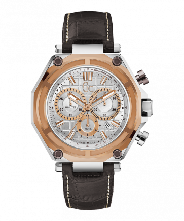 Watch strap Guess 72005G2S-00215 Leather Brown 21mm