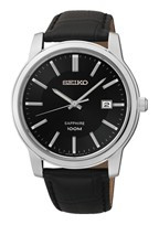 Watch strap Seiko 7N42-0GA0 / SGEH19P1 / L0CL011J0 Leather 21mm