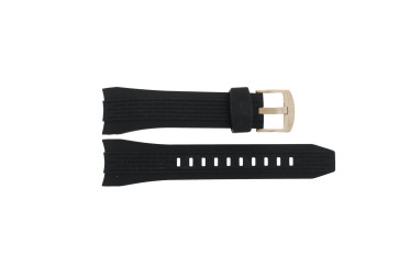 Watch strap Seiko SNAE14J1 / 7T62-0KM0 Plastic Black 26mm