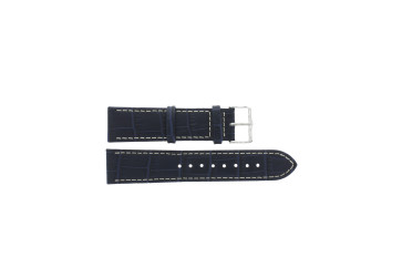 Watch strap Universal 808.05.18 Leather Blue 18mm