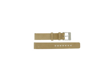 Watch strap Universal 827.08.14 Leather Dark ivory 14mm