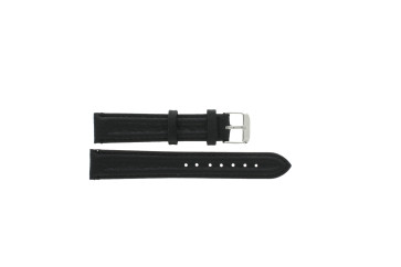 Watch strap Universal 891.01.18 Leather Black 18mm
