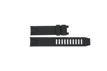 Watch strap Omega 98000085 / 2254.50 Rubber Black 20mm