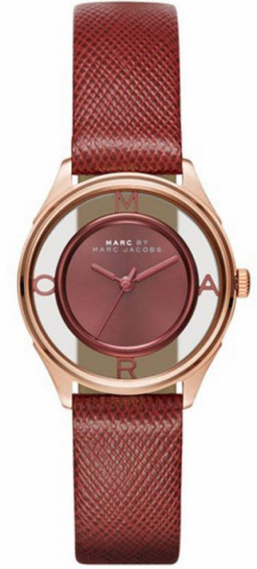 Watch strap Marc by Marc Jacobs AMBM1382 Plastic Red 12mm