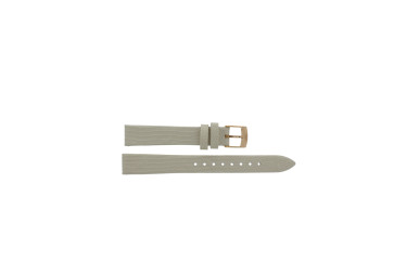 Watch strap Armani AR1681 Leather Beige 14mm