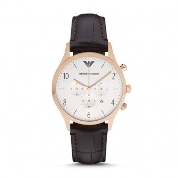Watch strap Armani AR1916 Leather Black 22mm