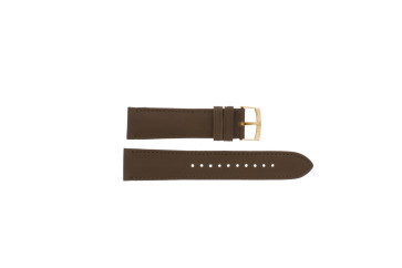 Watch strap Armani AR4662 Leather Brown 22mm