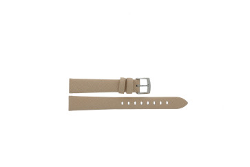 Watch strap Armani AR6032 Leather Beige 14mm