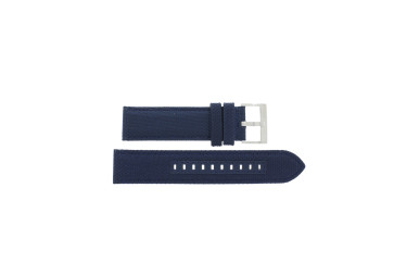 Watch strap Armani Exchange AX1609 Leather/Textiles Blue 22mm