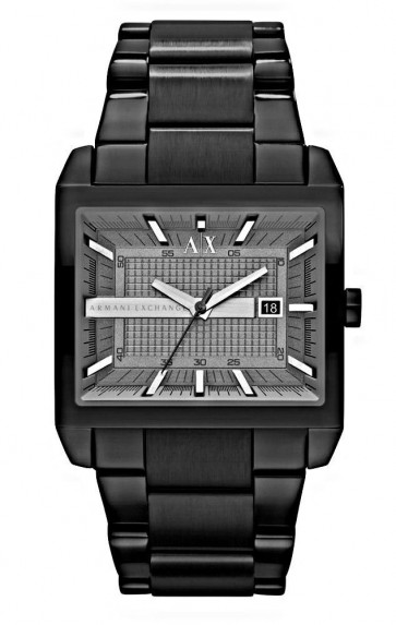 Watch strap AX2202 Steel Black 28mm