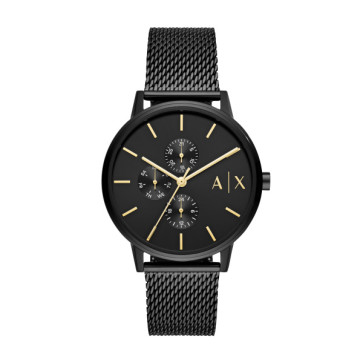 Watch strap Armani AX2716 Milanese Black 20mm
