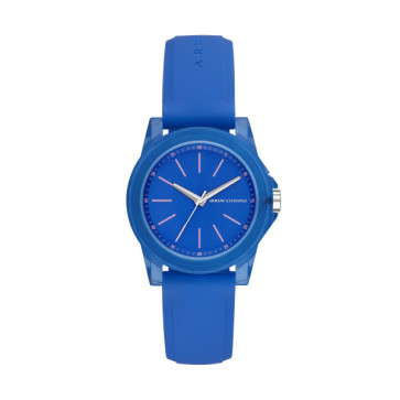 Watch strap AX4360 Silicone Blue 20mm