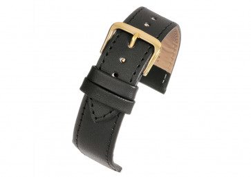 Watch strap Universal 95ZW-12MM Leather Black 12mm