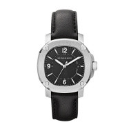 Watch strap Burberry BBY1501 Leather Black 18mm