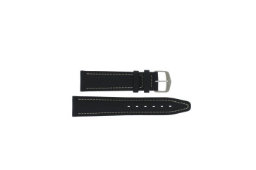 Watch strap Tag Heuer BC0150 / WE1111/2 Leather Black 20mm