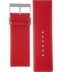 Watch strap Danish Design IV14Q1009 Leather Red 30mm